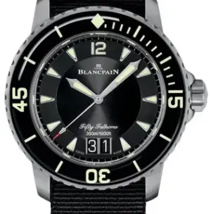 Blancpain Blancpain Fifty Fathoms 5050 12B30 NABA 45mm Titanium Black
