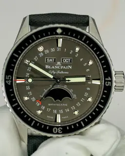 Blancpain Blancpain Fifty Fathoms 5054 1110 B52A 43mm Stainless steel Dark gray