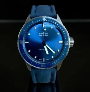 Blancpain Blancpain Fifty Fathoms 5000 0240 O52A 43mm Ceramic Blue