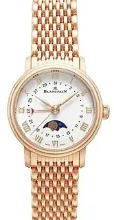 Blancpain Blancpain Quantième Phases de Lune 6106 3642 MMB 29mm Rose gold White
