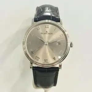 Blancpain Blancpain Villeret Ultra-Slim 6651-1504-55B 40mm White gold Gray