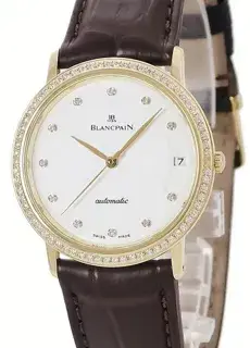 Blancpain Blancpain Villeret Ultra-Slim 6223-2987-55b 34mm Yellow gold White
