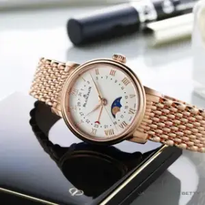 Blancpain Blancpain Quantième Phases de Lune 6106 3642 MMB 29mm Rose gold White