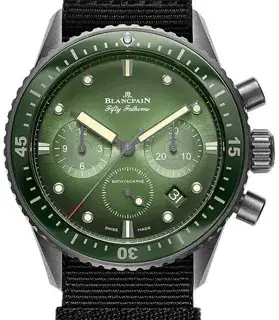 Blancpain Blancpain Fifty Fathoms 5200 0153 NABA 43.5mm Ceramic Green