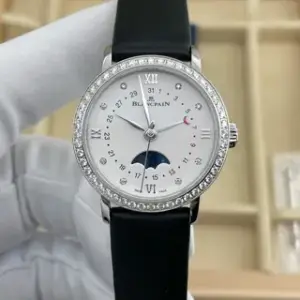 Blancpain Blancpain Quantième Phases de Lune 6106 4628 95A 29mm Stainless steel White