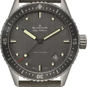 Blancpain Blancpain Fifty Fathoms 5000 1210 G52A 43mm Titanium Gray