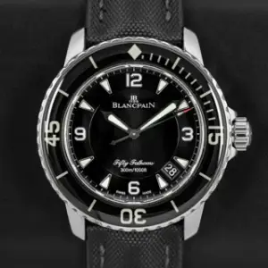 Blancpain Blancpain Fifty Fathoms 5015-1130-52 45mm Stainless steel Black