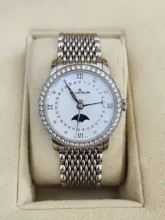 Blancpain Blancpain Quantième Phases de Lune 6126 4628 MMB 33mm Stainless steel White