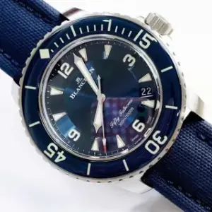Blancpain Blancpain Fifty Fathoms 5015 12B40 O52A 45mm Titanium Blue