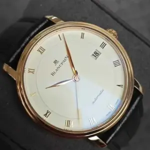 Blancpain Blancpain Villeret Ultra-Slim 6223-3642-55A 38mm Rose gold Silver