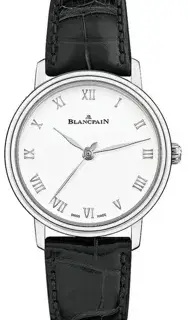 Blancpain Blancpain Ultraplate 6104 1127 55A 29mm Stainless steel White
