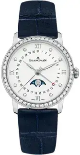 Blancpain Blancpain Quantième Phases de Lune 6126 4628 55B 33mm Stainless steel White