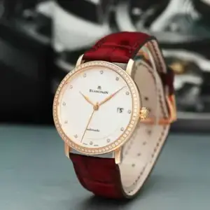 Blancpain Blancpain Villeret Ultra-Slim 6223-2987-55b 37.5mm Rose gold White