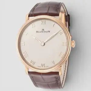 Blancpain Blancpain Ultraplate 6605 3642 55B 39.5mm Rose gold White