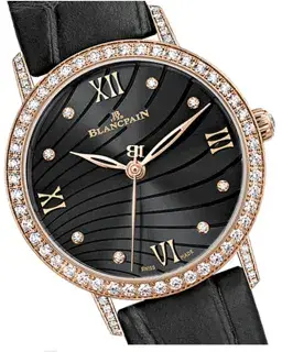 Blancpain Blancpain Ultraplate 6104 2930 55A 29mm Rose gold Black
