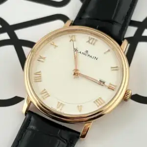 Blancpain Blancpain Ultraplate 6605 3642 55B 40mm Rose gold White