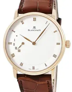 Blancpain Blancpain Villeret Ultra-Slim 4040-3642-55B 40mm Rose gold White