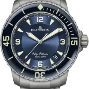 Blancpain Blancpain Fifty Fathoms 5015 12B40 98B 45mm Titanium Blue