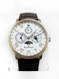 Blancpain Blancpain Villeret 0888 3631 55B 45mm Rose gold White
