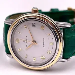 Blancpain Blancpain Villeret Ultra-Slim 26mm Yellow gold and Stainless steel White
