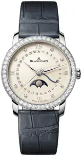 Blancpain Blancpain Villeret 6126N-4687-55B 33mm Stainless steel Silver