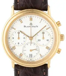 Blancpain Blancpain Villeret 1185-1418 1996mm Yellow gold White