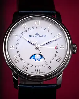 Blancpain Blancpain Quantième Phases de Lune 6126 1127 55B 33.2mm Stainless steel White