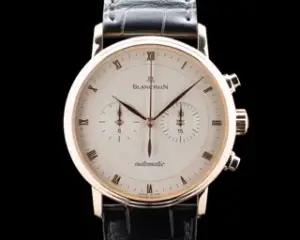 Blancpain Blancpain Villeret 4082-3642-55B 40mm Rose gold Silver