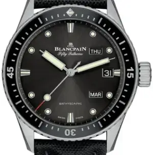 Blancpain Blancpain Fifty Fathoms 5071 1110 B52A 43mm Stainless steel Dark gray