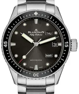 Blancpain Blancpain Fifty Fathoms 5071 1110 70B 43mm Stainless steel Gray
