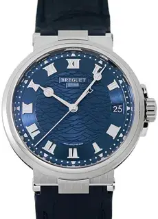 Breguet Breguet Marine 5517BB/Y2/9ZU 40mm White gold Blue