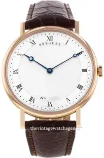 Breguet Breguet Classique 5157BA/11/9V6 38mm Yellow gold Silver