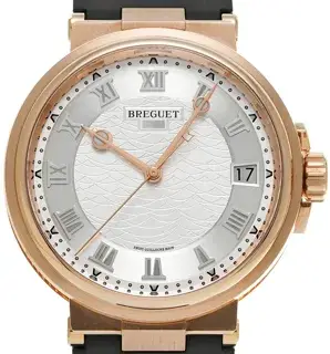 Breguet Breguet Marine 5517BR/12/5ZU 40mm Rose gold Silver