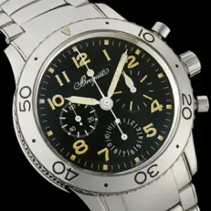 Breguet Breguet Type XX 3800ST/92/SW6 39mm Stainless steel Black