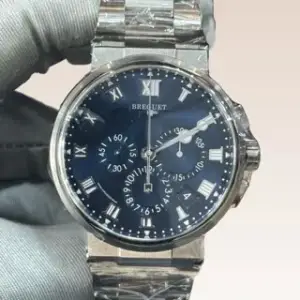 Breguet Breguet Marine 5527TI/Y1/TW0 42.5mm Titanium Blue