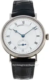 Breguet Breguet Classique 5907BB/12/984 34.5mm White gold Silver