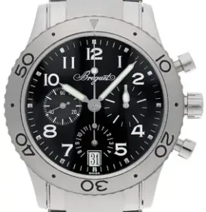 Breguet Breguet Type XX 3820 39.5mm Stainless steel Black
