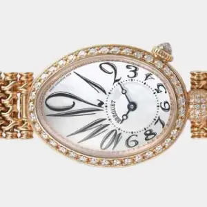 Breguet Breguet Reine de Naples 8928BR/5W/J20/DD00 33mm Rose gold White