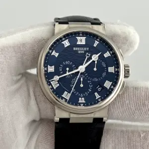 Breguet Breguet Marine Chronograph 5527 / 5527BB/Y2/9WV 42mm White gold Blue