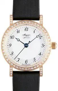 Breguet Breguet Classique 8068BR/59/764/DD00 30mm Rose gold White