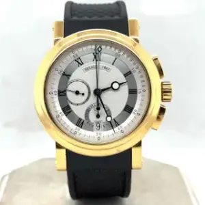 Breguet Breguet Marine 5827BA/12/5ZU 42mm Yellow gold and Stainless steel Silver