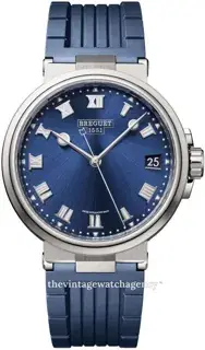 Breguet Breguet Marine 5517TI/Y1/5ZU 40mm Titanium Blue
