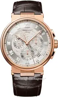 Breguet Breguet Marine 5527BR/12/9WV 42.5mm Rose gold Silver