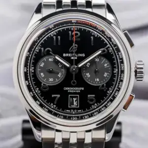 Breitling Breitling Premier AB0145221B1A1 42mm Stainless steel Black