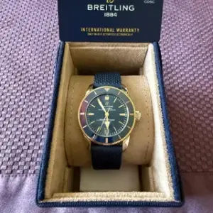 Breitling Breitling Superocean Heritage UB2010161C1S1 42mm Rose gold and Stainless steel Blue