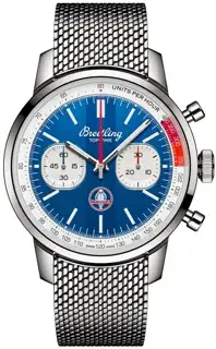Breitling Breitling Top Time AB01763A1C1A1 41mm Stainless steel Blue