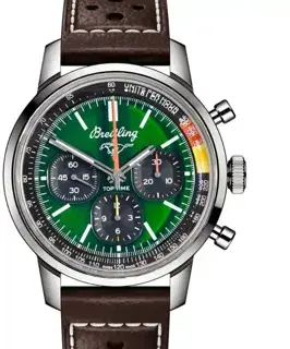 Breitling Breitling Top Time AB01762A1L1X1 41mm Stainless steel Green