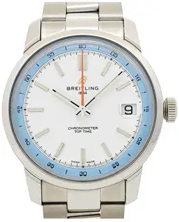 Breitling Breitling Top Time AB3113 38mm Stainless steel Silver