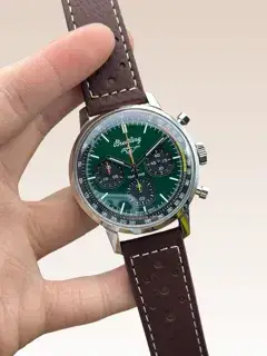 Breitling Breitling Premier A253101A1L1X1 42mm Stainless steel Green