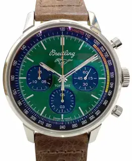 Breitling Breitling Premier A253101A1L1X1 42mm Stainless steel Green